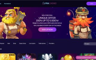 lyracasino recension